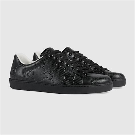 black gucci sneakers outfit|all black sneakers gucci men.